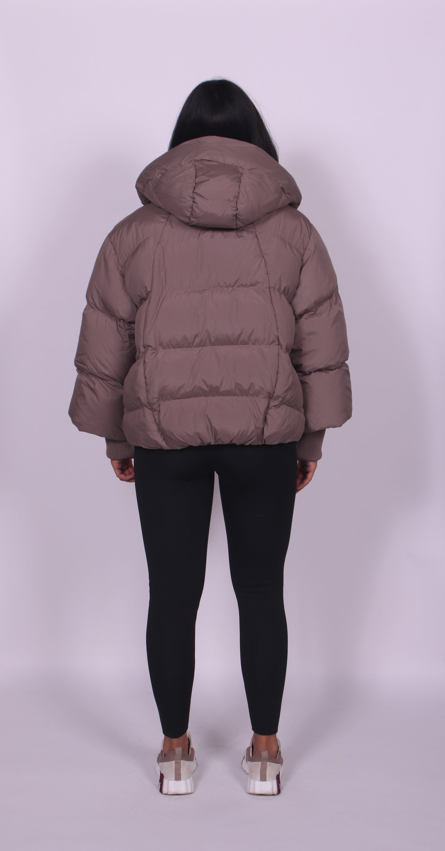 Luna puffer Taupe