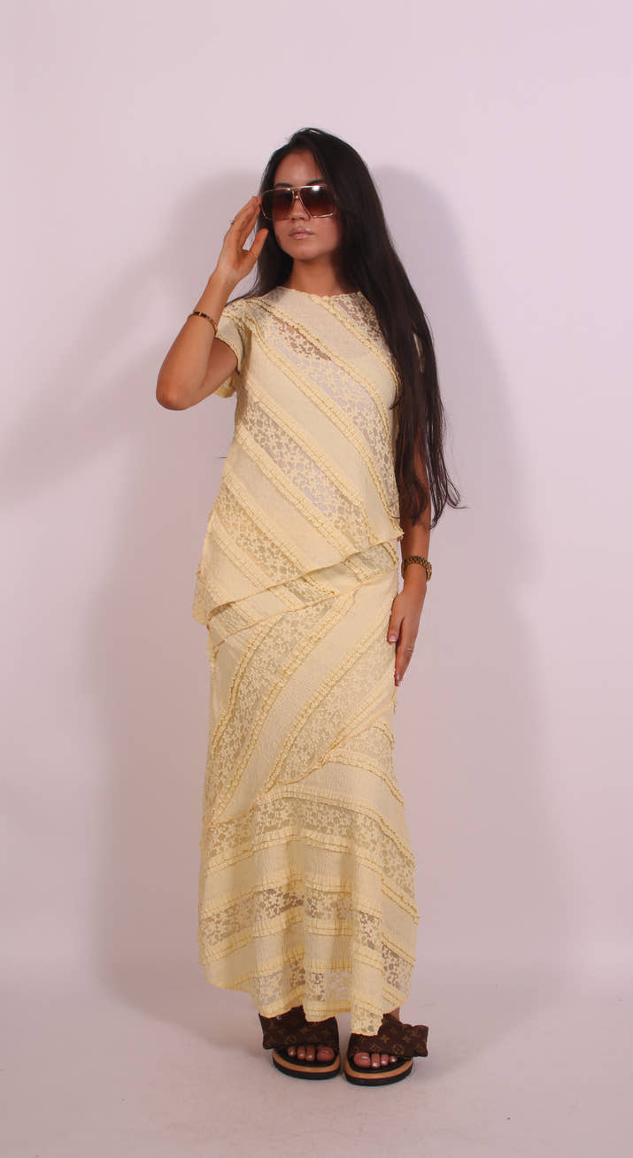 Noor skirt set Yellow