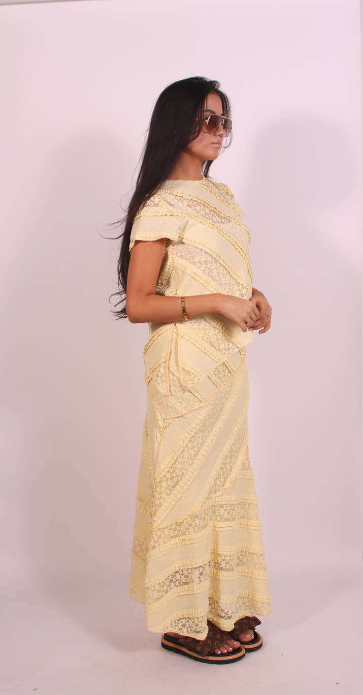 Noor skirt set Yellow