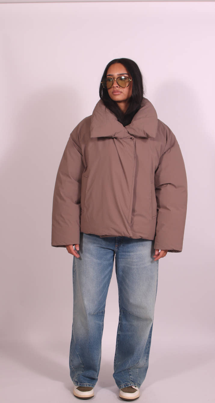 Huda Puffer Taupe
