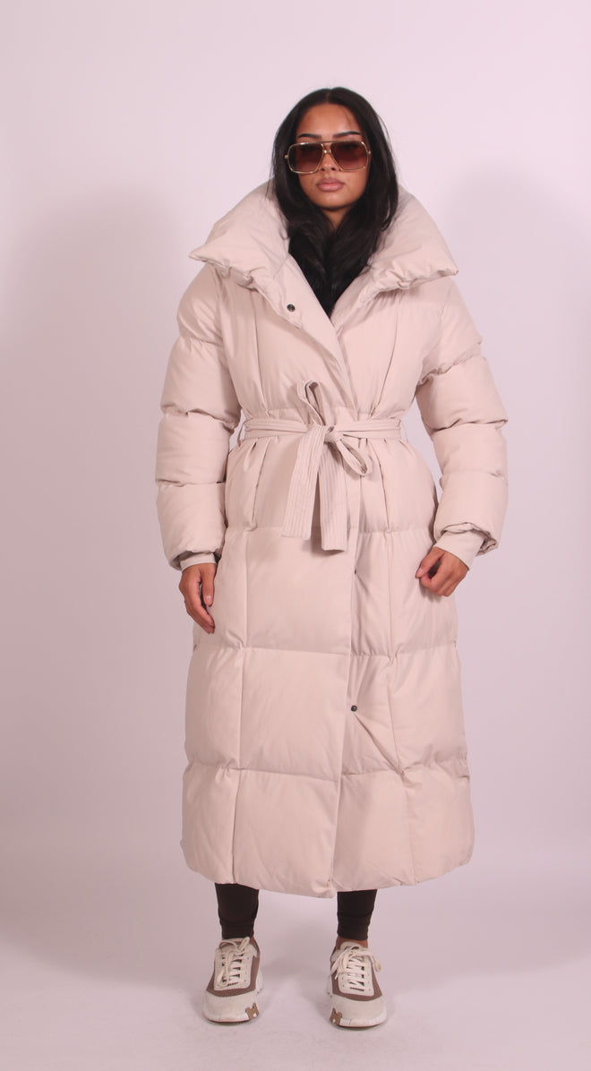 Longline puffer Cream