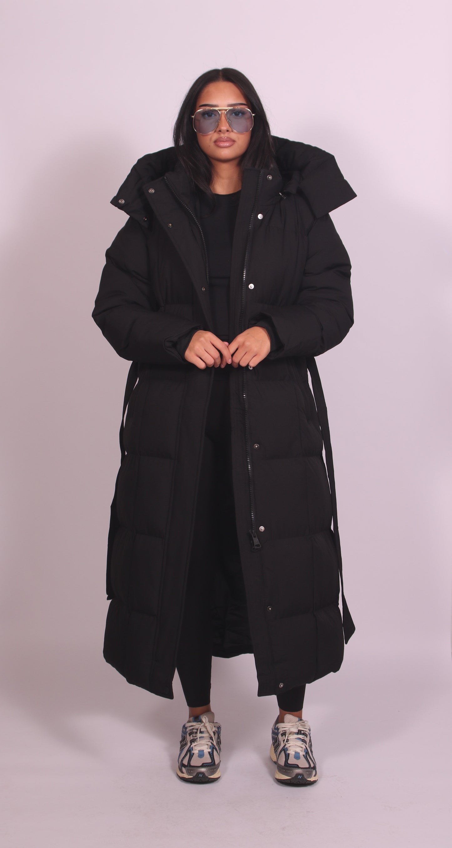 Hooded puffer Black
