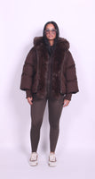 Luna puffer Brown