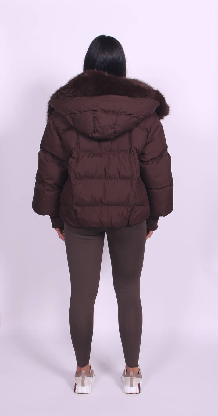 Luna puffer Brown