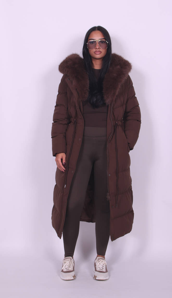 Elise puffer Brown