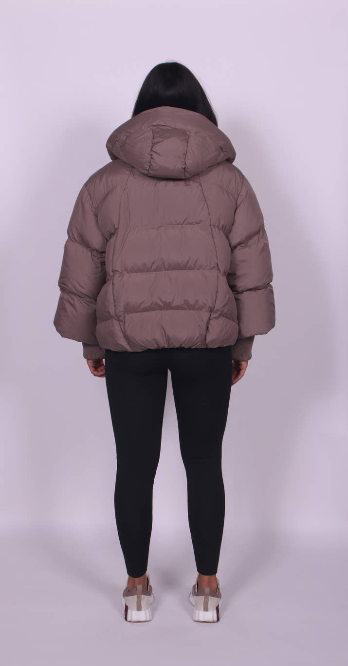 Luna puffer Taupe