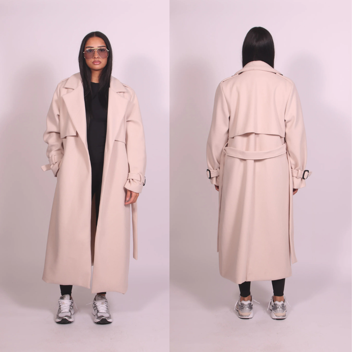 Winter trench coat | Tiktok Viral