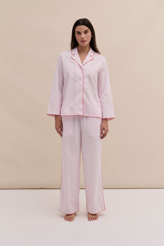 402 Long Pyjama Set Pink