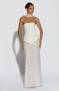 Allaire Maxi Skirt - Ivory